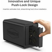 TERRAMASTER D5 Hybrid HDD NVMe Enclosure - USB 3.2 Gen 2 10Gbps Type C 5Bay USB Storage يدعم RAID 0/1 / Single / JBOD Exclusive 2 + 3 RAID Hybrid Disk Array (Diskless)