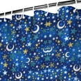 thumbnail image 4 of Cosmos Shower Curtain Celestial Star Constellation Design Waterproof Quick-Dry Includes 12 Hooks Bath Drapes, 4 of 5