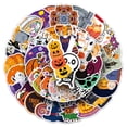 thumbnail image 4 of 50 Halloween Stickers Waterproof Vinyl Decals for Water Bottles Laptops Phones DIY Scrapbooking Journals Trick or Treat Theme, 4 of 5
