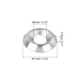 thumbnail image 2 of #6 304 Stainless Steel Cup Washer Countersunk, 200pack Countersunk Finish Washers for Screw Bolt, 2 of 6