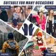 thumbnail image 2 of FZ FANTASTIC ZONE Womens Winter Warm Touch Screen Gloves Elastic Cuff Thermal Knit Gloves for Women Cold Weather Gifts, Navyblue, 2 of 6