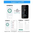 thumbnail image 2 of Tuya APP Access Control Keyboard Bluetooth Remote Control RFID IC M1 Card Fingerprint Access Keypad TF9-Tuya, 2 of 5