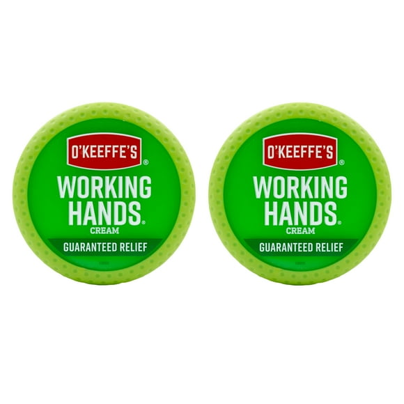Crema de manos O'Keeffe's Working Hands 100 ml (paquete de 2) para secar