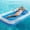 blue, variant on Inflatable Tanning Pool Lounger Float - 4 In 1 Sun Tan Tub Sunbathing Pool Lounge Raft Floatie Toys Water Filled Tanning Bed Mat Pad For Adult (L)