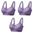 thumbnail image 2 of Darzheoy 3PC Women's Tank Full Cup Comfortable And Breathable Underwear Bra Wireless Bra M, 2 of 9