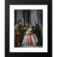 thumbnail image 2 of Louis-Joseph Le Lorrain 15x18 Black Modern Framed Museum Art Print Titled - Three Figures Dressed for a Masquerade (C. 1740s), 2 of 5