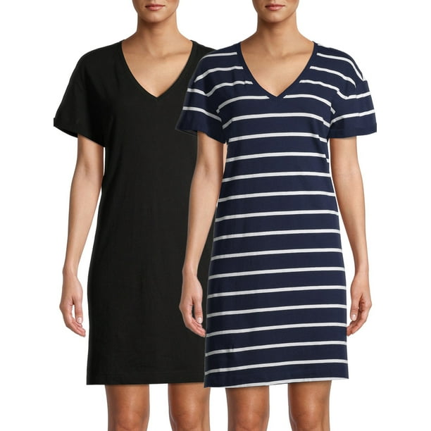 time and tru t shirt dress