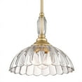 thumbnail image 2 of Audra 1-Light Pendant in Brushed Champagne Bronze and Clear Glass, 2 of 4