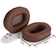 thumbnail image 3 of 4X Ear Cushions Memory Foam Earpads Cover Replacement Ear Pads for M50X Fits M40X M30X M20 Brown, 3 of 5