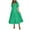 02-Army Green, variant on Ecqkame Summer Dresses for Women 2025 Casual V Neck Cute Puff Short Sleeve Dress Fashion Solid Color Flowy Beach Long Dress 02-Black XL