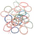 thumbnail image 1 of 20 piezas de coleteros elásticos con perlas para el pelo, coleteros de moda, 1 of 5