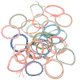 thumbnail image 1 of GOOHOCHY 20 piezas de anillos de perlas para el cabello, cuerdas elásticas para el cabello, sujetadores para el cabello, coleteros tejidos, 1 of 8