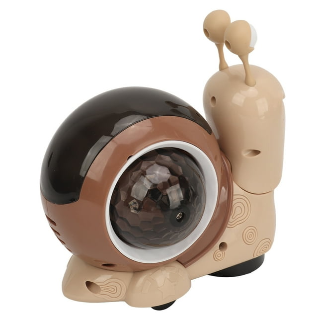 Juguete Eléctrico De Caracol Para Bebé, Sacudiendo La Cabeza, Caminando Boca Abajo, Juguete De Caracol Para Gatear Con Luces Musicales