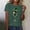 Green, variant on Womens Oh for Lucks Sake T Shirt Funny Shamrock Clover Cool Saint Patricks Day