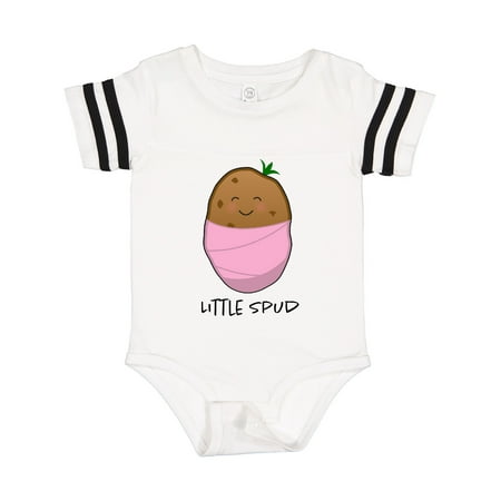 

Inktastic Little Spud Pink Gift Baby Boy or Baby Girl Bodysuit