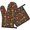 Pioneer Flower Floral Print Pattern-1, variant on Pioneer Flower Floral Print Pattern 1-Pack Oven Mitts Set, Heat Resistant Kitchen Gloves, 7.7" X 12"