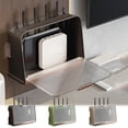 thumbnail image 1 of Xihbxyly Caja de Almacenamiento para Router, Organizador de Regleta, Diseño de Partición Ajustable, Gestión de Cables Ordenada, Material Ignífugo, para Uso En Casa o En La Oficina, Verde Claro/Beige/, 1 of 7