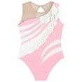thumbnail image 3 of Miutii Kids Girls Dance Leotards Gymnastics Bodysuit One Piece Practice Unitards Athletic Jumpsuit Pink 6, 3 of 5