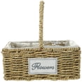 thumbnail image 4 of Cesta tejida a mano, maceta tejida de paja para flores, maceta para plantas de interior y exterior, suministros para el hogar, 4 of 7