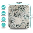 thumbnail image 5 of Washable Rubber Boho Floral Retro Dish Drying Mats for Kitchen Counter Home Large Coffee Bar Pad Accessories and Decor for Utensils Stemware 16''x18'', 5 of 7