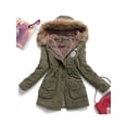 thumbnail image 3 of Fitaylor New Winter Women Jacket Medium-long Thicken Outwear Hooded Wadded Coat Slim Parka Cotton-padded Jacket Overcoat, 3 of 18