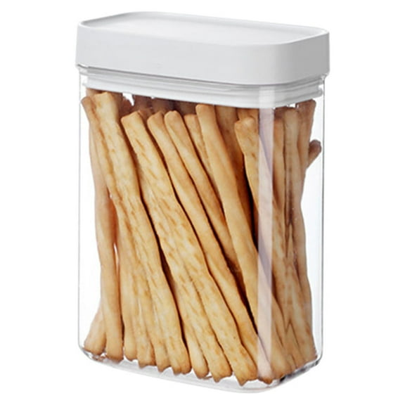 Airtight Food Containers, Clear Pantry Organizers, Stackable Kitchen Storage for Dry Goods, Flour, Snacks, Refrigerator