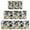 Yellow Lemon Fruit-1, variant on Yellow Lemon Fruit Branches White Pattern Kitchen Rugs Sets Of 3,Kitchen Runner Rugs Non Skid Washable,Decorative Kitchen Floor Mats for Kitchen,Sink,Laundry,17"x30" 17"x47" 17"x59"