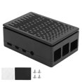 thumbnail image 1 of Funda protectora para Raspberry Pi 4B ABS Shell reservado todos los puertos para HDMI USB A/V, 1 of 8