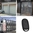 thumbnail image 3 of Wireless Copy Remote Controller 433mhz Universal Remote Control Duplicator Clone Cloning Code for Garage Door Gate 5PCS,5 * Copy Remote Controller,Black, 3 of 6