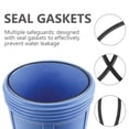thumbnail image 4 of MLINS 3pcs Water Filter Ring Sealing Gasket Housing Washer Water Purifier O-ring Supply, 4 of 7