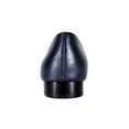 thumbnail image 4 of PEERAGE Tasha Women Wide Width Classic Pointed Toe Leather Casual or Dress Flat with Stack Heel NAVY 8, 4 of 6