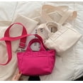 thumbnail image 7 of Kukuzhu Canvas Tote Handbag for Women Small Crossbody Bag Cute Shoulder Bag Casual Satchel Bag Mini Hobo Messenger Bag, 7 of 7