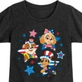 thumbnail image 3 of Paw Patrol - Americana - 4th of July Pup Stars - Toddler & Youth Girls Short Sleeve Graphic T-Shirt, 3 of 6
