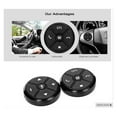 thumbnail image 3 of Boutons de Contrôle Volant de Voiture GPS Navigation Musique Sans Fil DVD Radio Télécommande Noir pour Lecteur Stéréo, Recherche de Canal Précise, 3 of 6