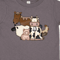 thumbnail image 4 of Inktastic Cute Horse, Sheep, Cow, Pig, and Rooster Farm Animals Boys or Girls Toddler T-Shirt, 4 of 5
