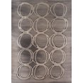 thumbnail image 2 of Willett, Michael 11x14 Black Ornate Wood Framed with Double Matting Museum Art Print Titled - Concentric Metallic in Aged Silver, 2 of 4