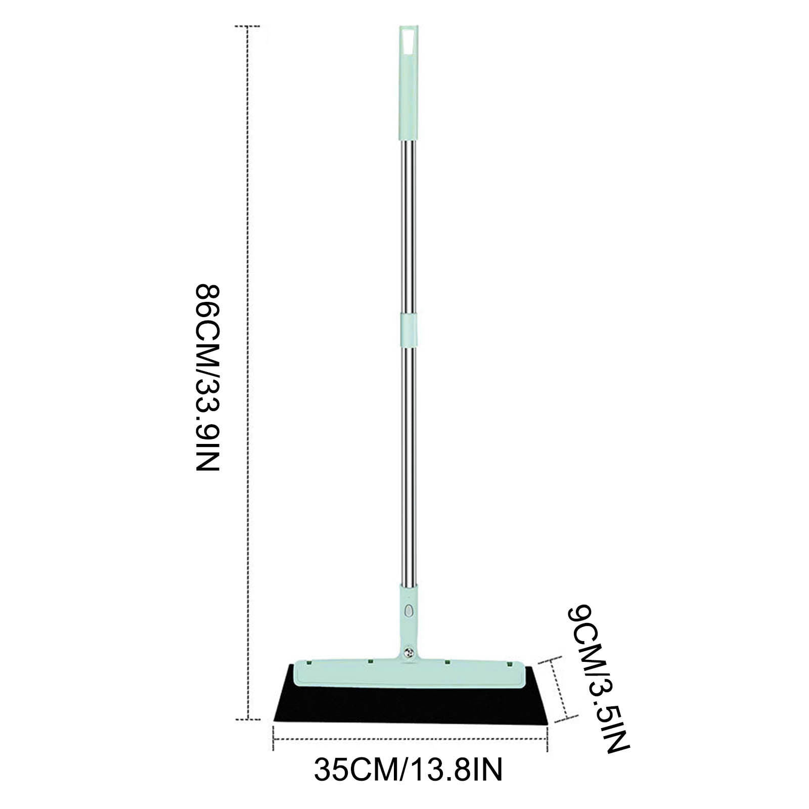  Yocada Floor Squeegee Broom Perfect for Shower Bathroom Kitchen  Home Tile Pet Hair Fur Floor Marble Glass Window Water Foam Cleaning Long  Adjustable Removable Handle Anti-Static Household : Health & Household
