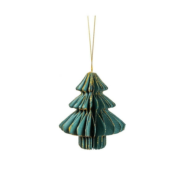Clearance! Hanging Honeycomb Paper Ornaments Christmas Tree Decorations Tissue Paper Party Christmas 1* Pendant Clearance Sale