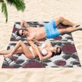 thumbnail image 6 of GZHJMY Beach Towel for Women Girls, Gothic Style Rose Bushes Bath Towel, Oversized Lightweight Sport Towel, 31x51 Inch, 6 of 7