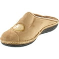 thumbnail image 3 of SC Home Collection Womens 13117 Plush Embroidered Cozy House Slippers Made in Europe, 3 of 4