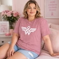 thumbnail image 4 of KimSoong Women Plus Size Pink Breast Cancer Awareness T-Shirt,Ribbon Logo Graphic Tee, 4 of 12