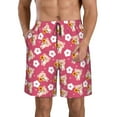 thumbnail image 1 of Balery Piggy Sunflower Traje de Baño Estilo Hawaiano para Hombre, Shorts de Secado Rápido con Bolsillos-XX-Large, 1 of 6