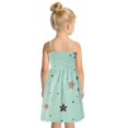 thumbnail image 4 of Ttyddzy Woman' Casual-Dresses Sleeveless Camisole A-Line Dress for 2Y-7-8Y，Green and Beige, 4 of 8