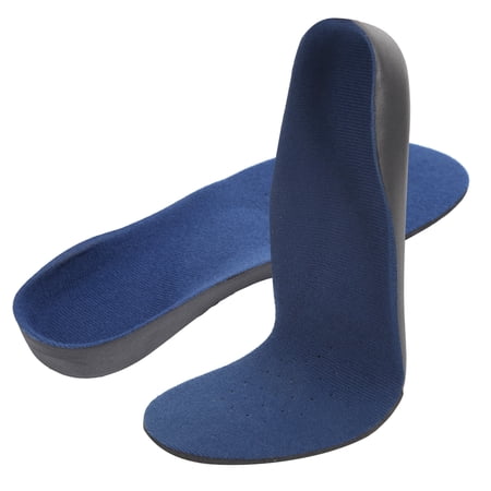 Yajisi Unisex Arch Support Foot Correction Insoles, EVA Orthotic Heel Pain Relief Shoe Inserts for Basketball & Running, L Size (10 inches / 25.4 cm), 2 Pairs