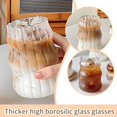 thumbnail image 5 of 18 oz thickened high borosilicate glass cup, household clear double-layer drinking cup, juice cup, coffee cup, 5 of 7