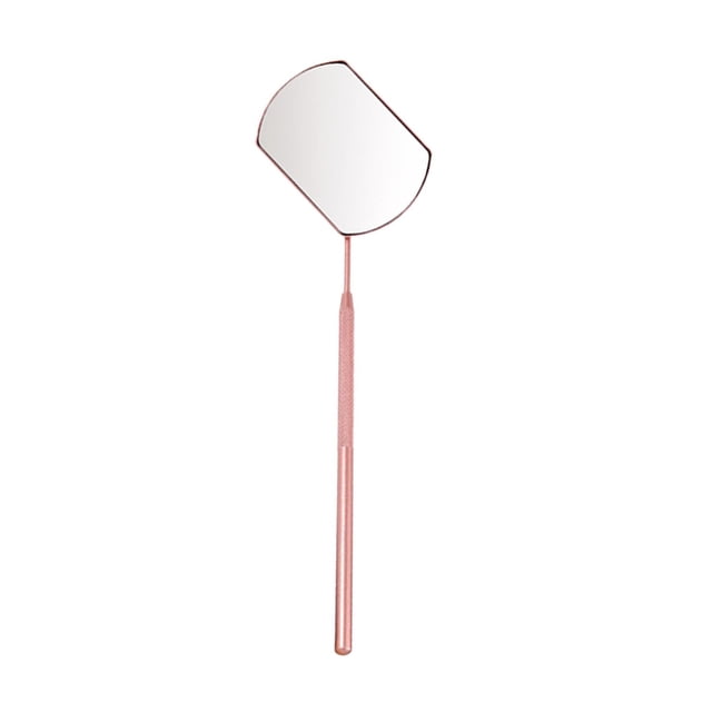 Seitruly Stainless Steel Mirror for Checking Eyelash Tools Applying Extension Pinceles de maquillaje y herramientas Rosa