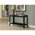 thumbnail image 3 of Monarch Specialties Console Table 44"L, Black, Grey Marble Top, 3 of 5