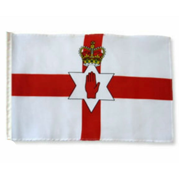 12x18 12"x18" Northern Ireland Sleeve Flag Boat Car Garden