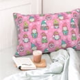 thumbnail image 4 of Fotbe pink Holiday Joy Funda de Almohada Decorativa Estilo Occidental, Lujo en Algodón, Fundas para Almohadas King, Cojín Estampado para Decoración del Hogar-20"x30", 4 of 6