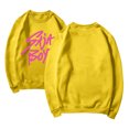 thumbnail image 3 of Pop cazadora para niña Demo-n Hunters Printed Anime Print Long-Sleeved Sweatshirt 1*Top （Yellow）, 3 of 3